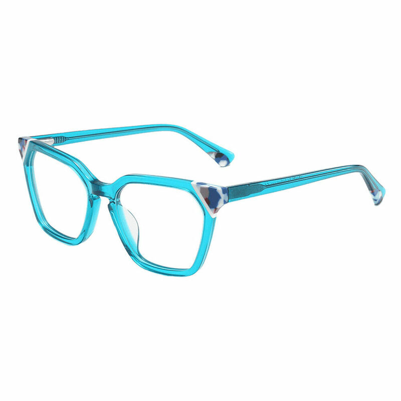Gafas Graduadas Cuadradas Azules Kama
