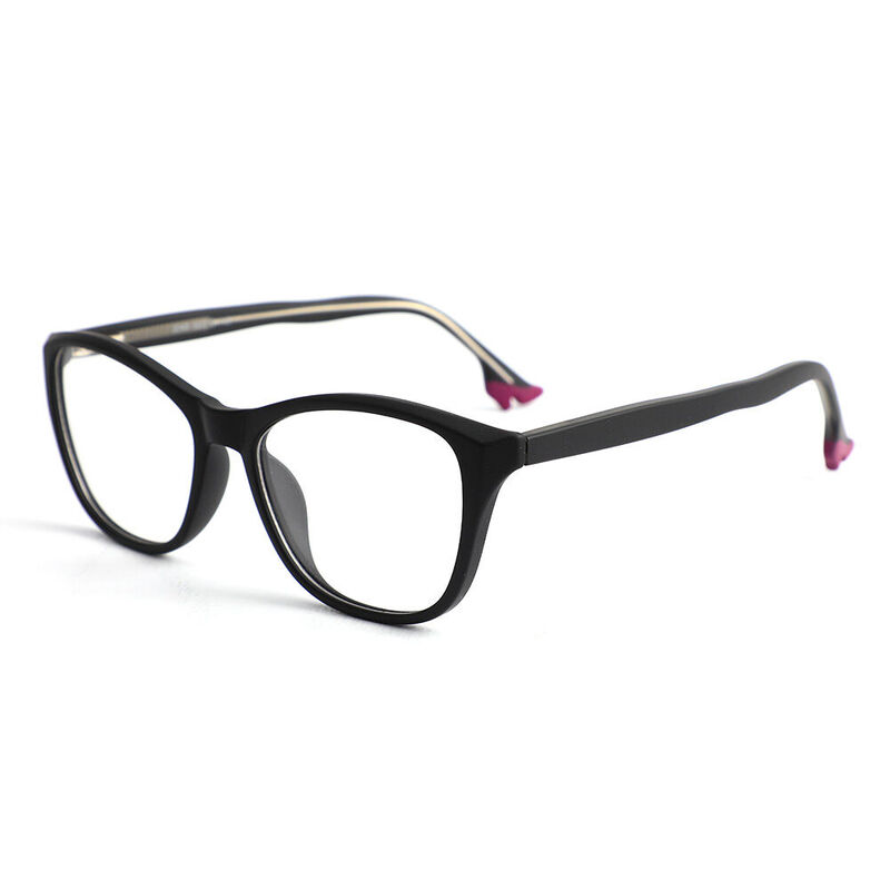 Evelyn Cat Eye Schwarze Brille