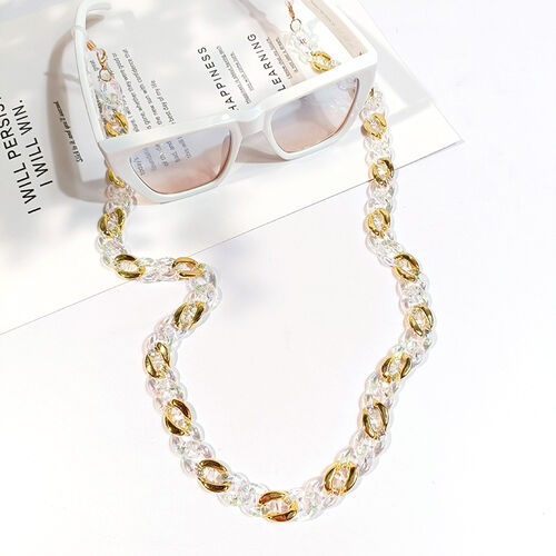 Catena per Occhiali Maisie Metallo acrilico trendy e originale