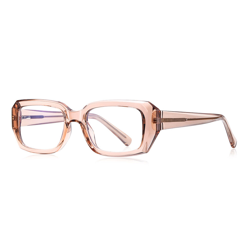Occhiali da Vista Carliy Rettangolare Champagne