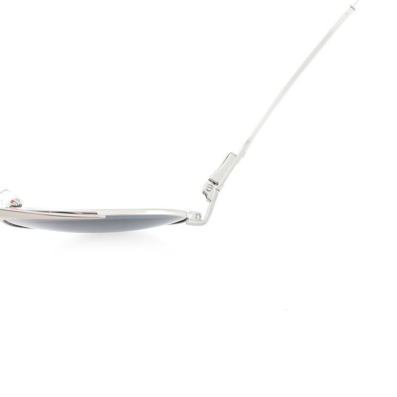 Flying Wing Aviator Silver Sunglasses