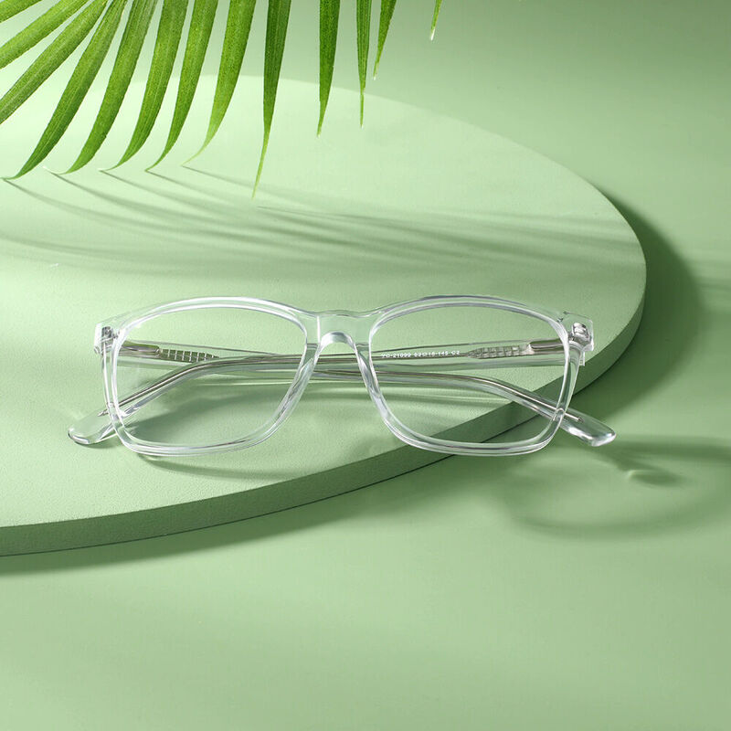 Simplicity Square Transparent Glasses