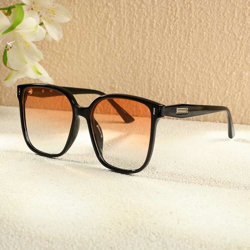 Jamie Square Champagne Sunglasses
