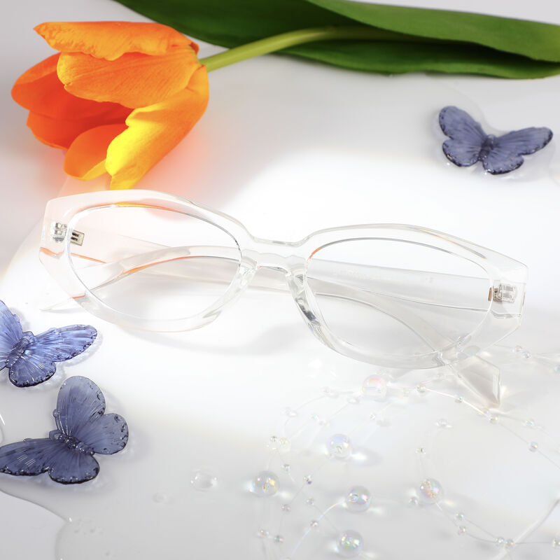 Hedy Cat Eye Klare Brille