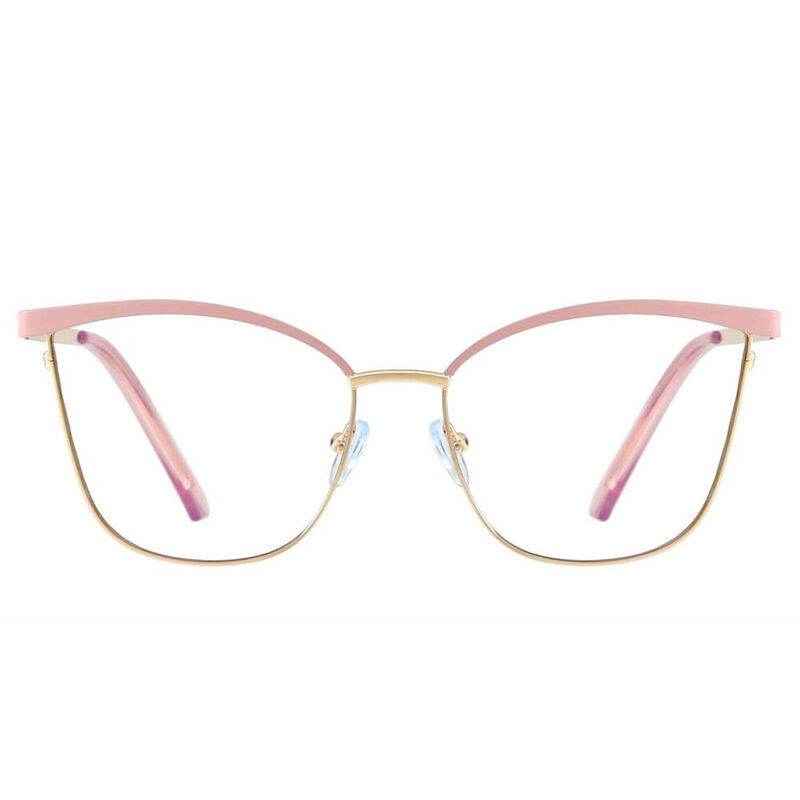 Aelwen Cat Eye Pink Glasses