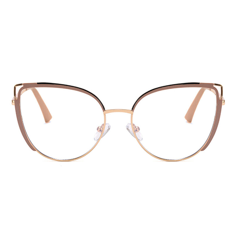 Nuno Cat Eye Brown Glasses