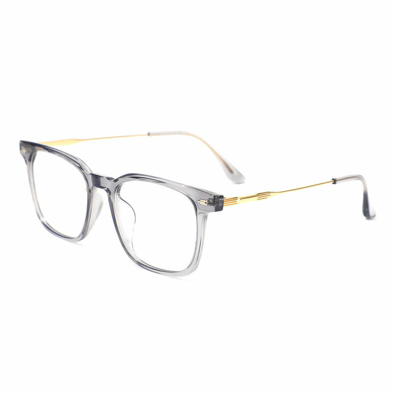 Polly Square Gray Glasses