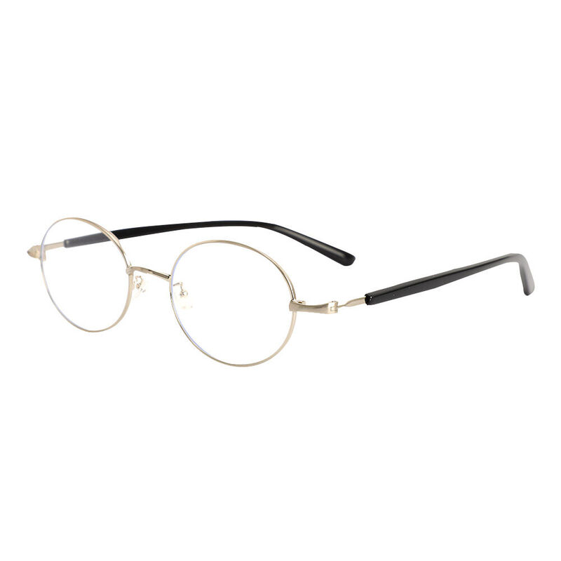 Ophelia Oval Silver Glasses