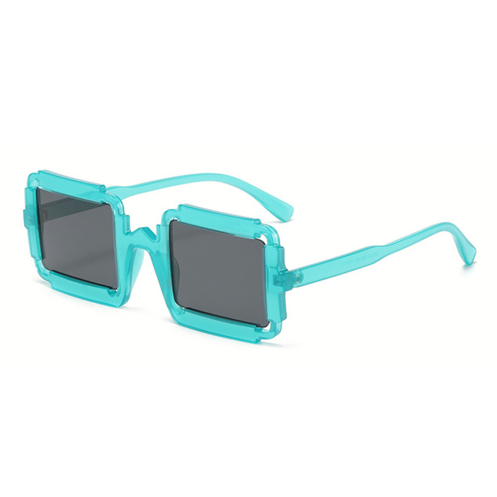 Persis Square Blue Sunglasses