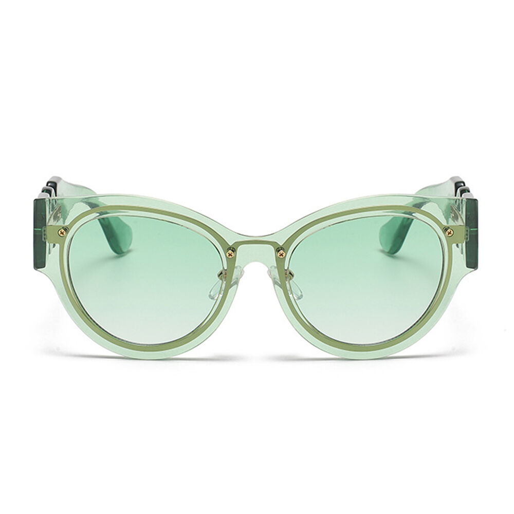 Cynthe Cat Eye Green Sunglasses