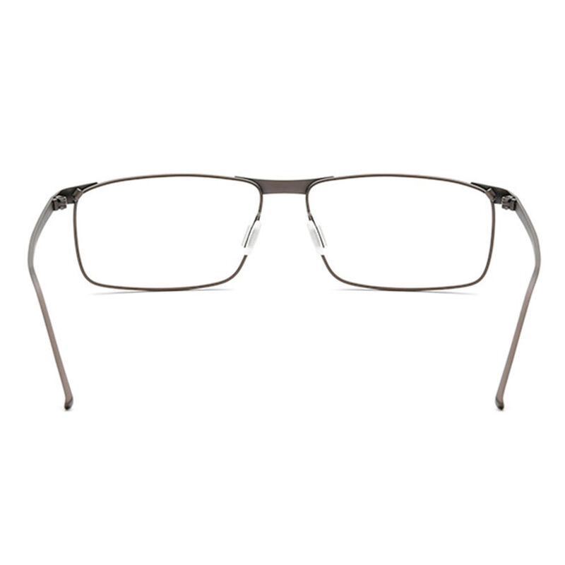 Eugene Rectangle Brown Glasses