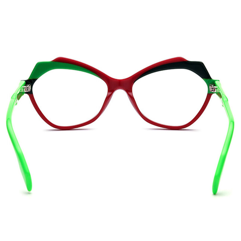 Farris Cat Eye Red Glasses