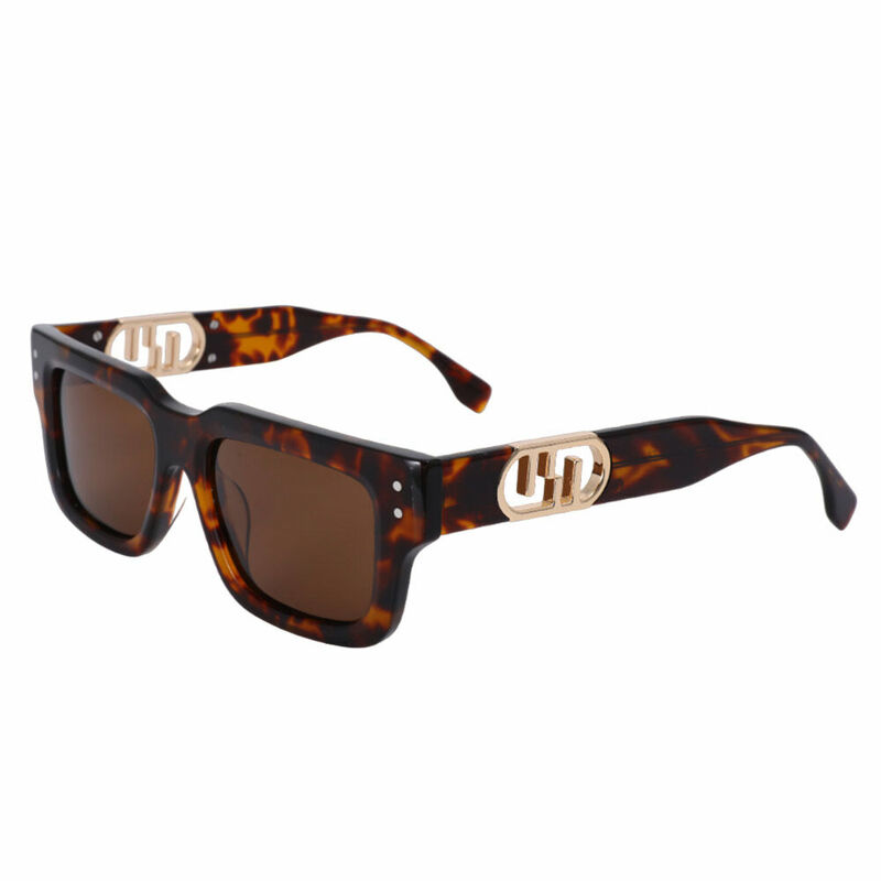 Fidelia Rectangle Tortoise Sunglasses