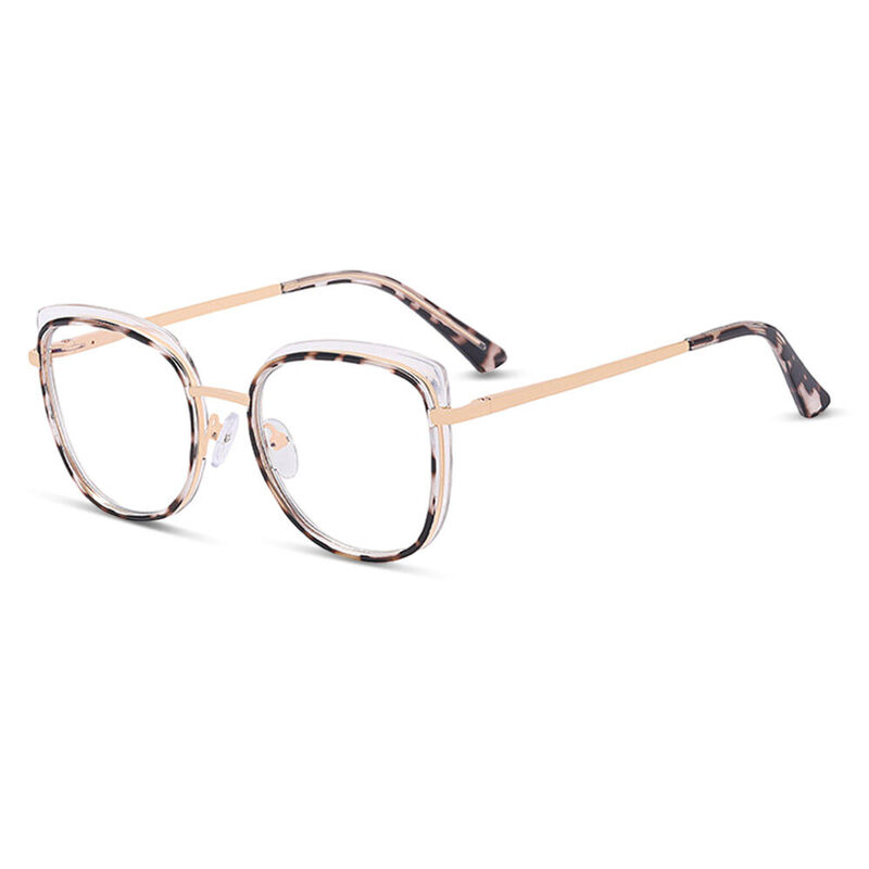 Walpole Cat Eye Leopard Glasses
