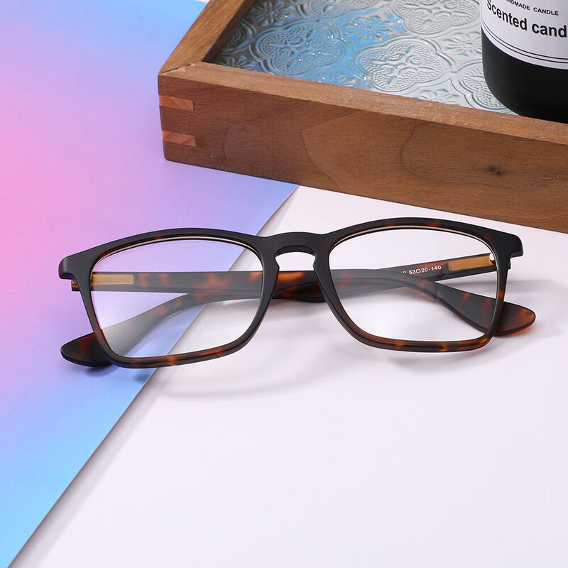 Gerald Square Tortoise Glasses