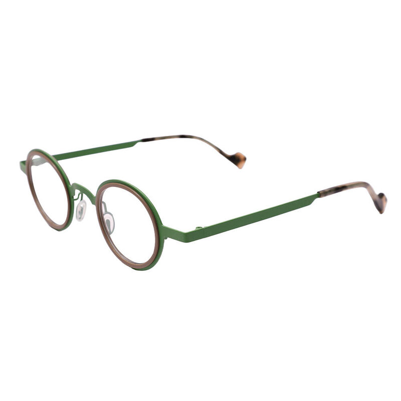 Horacee Round Brown Glasses - Aoolia.com