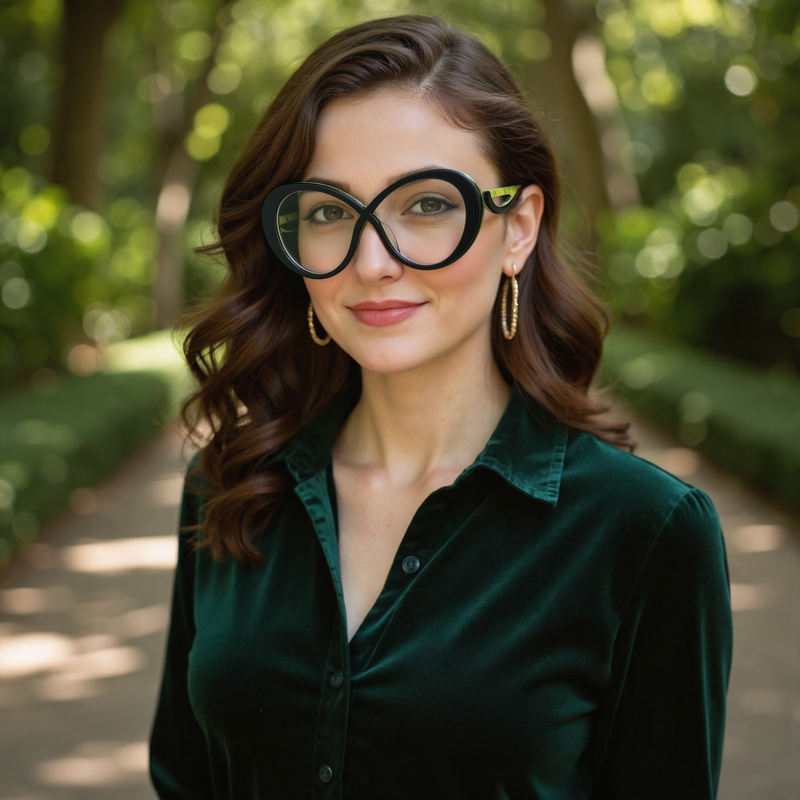Ellit Oval Yellow Glasses