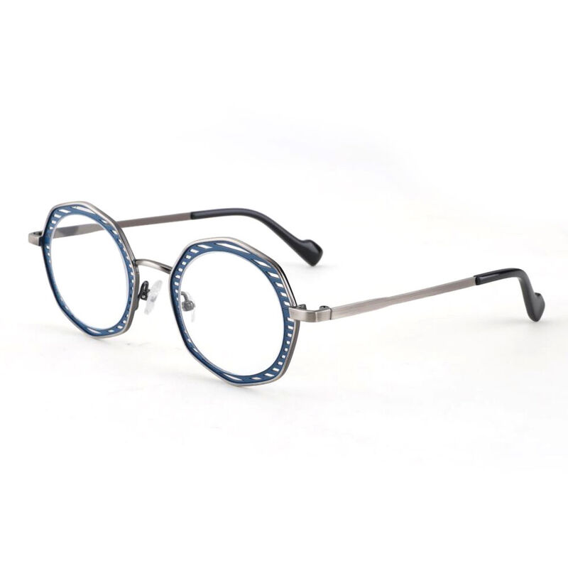 Kerr Round Blue Glasses