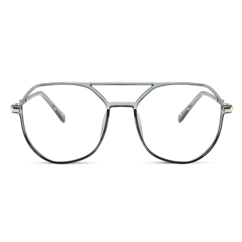 Whyet Aviator Gray Glasses