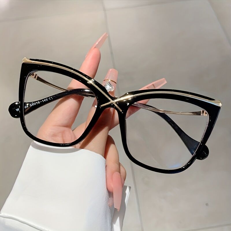 Lauretta Cat Eye Black Glasses