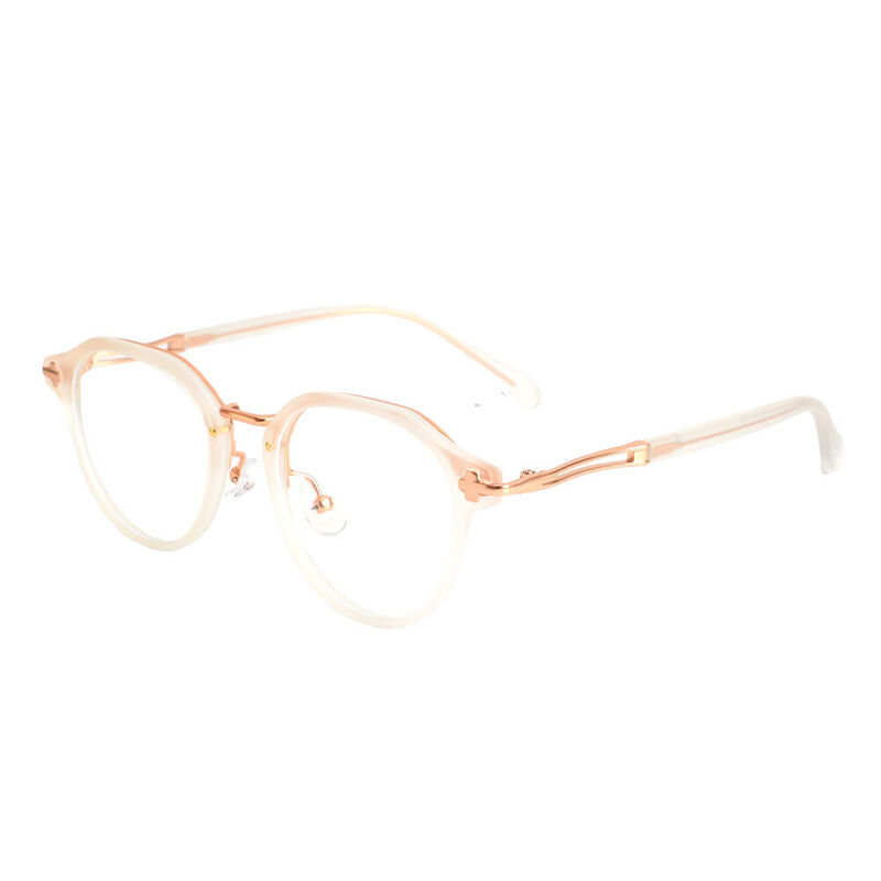Moira Round Clear Glasses