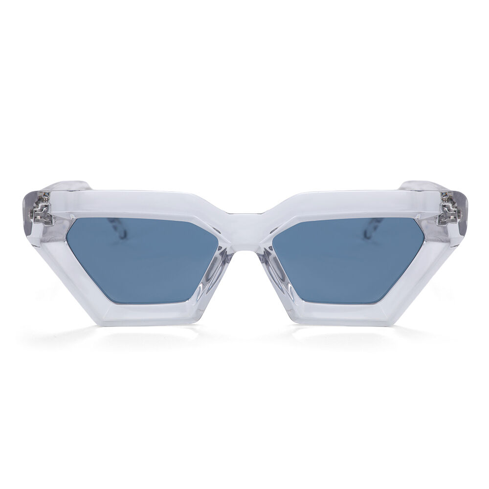 Diaz Cat Eye Clear Sunglasses