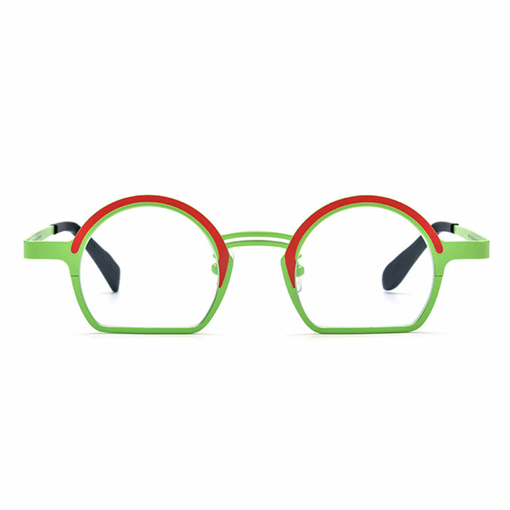 Quille Round Green Glasses