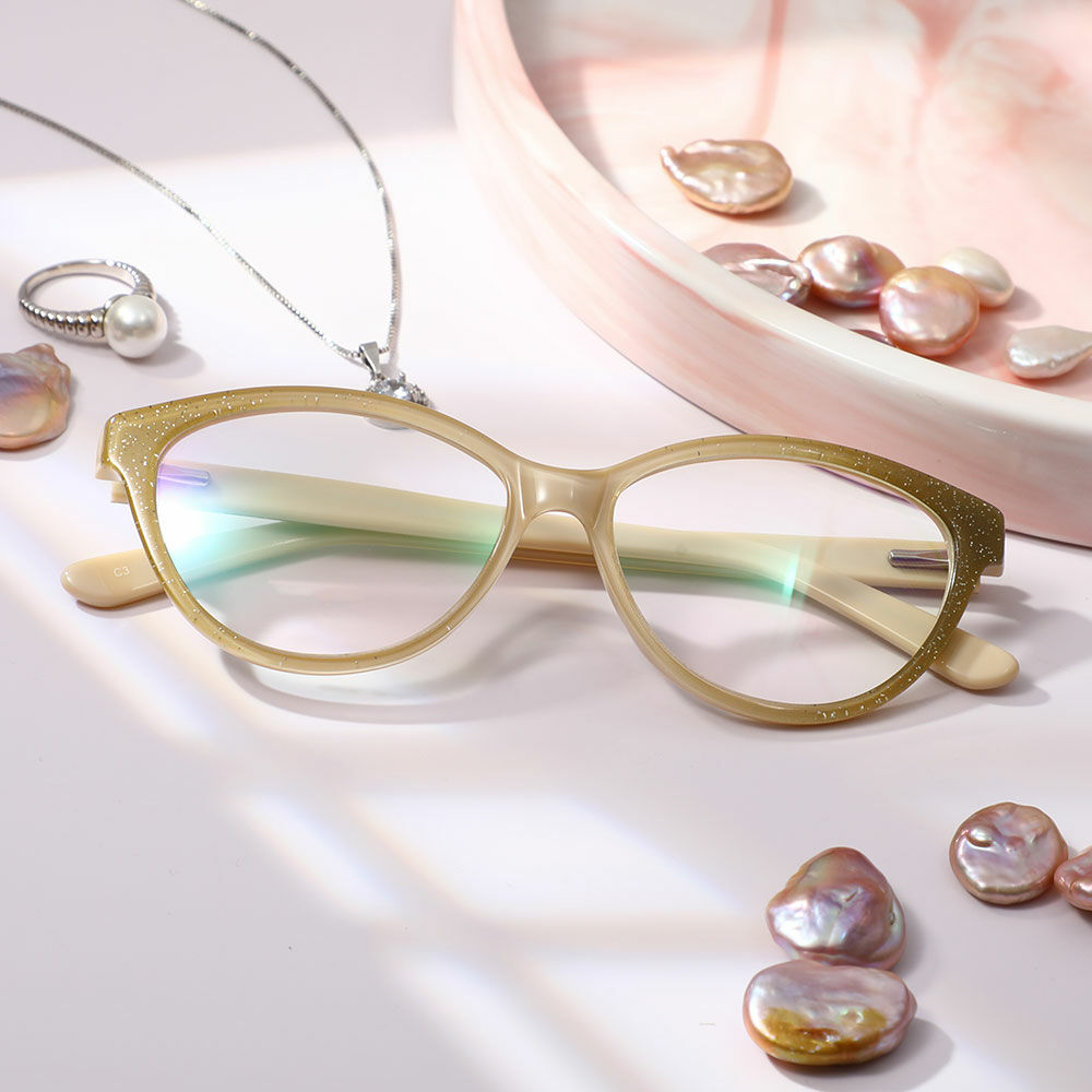 Lunettes de Vue Arabell Cat Eye Jaune