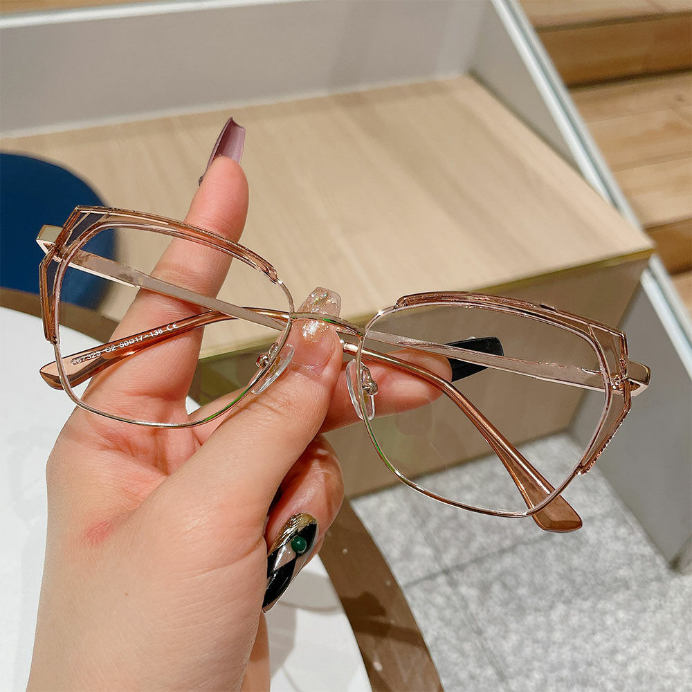 Beardd Cat Eye Champagne Brille