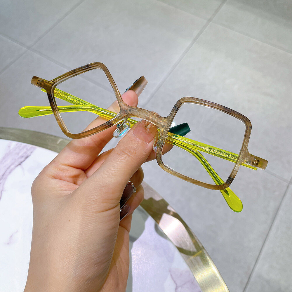 Van Square Brown Glasses