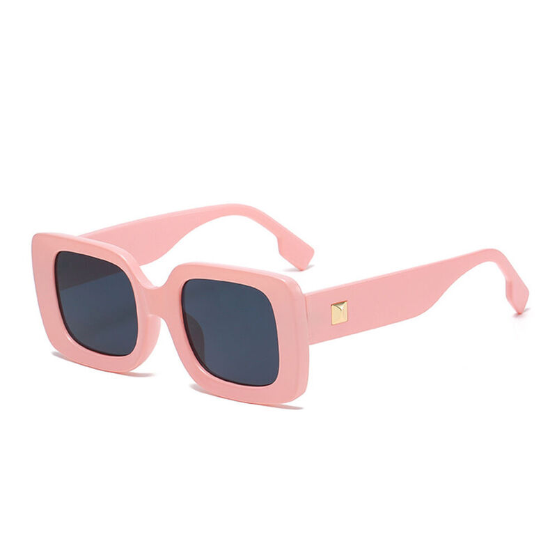 Monterey Square Pink Sunglasses