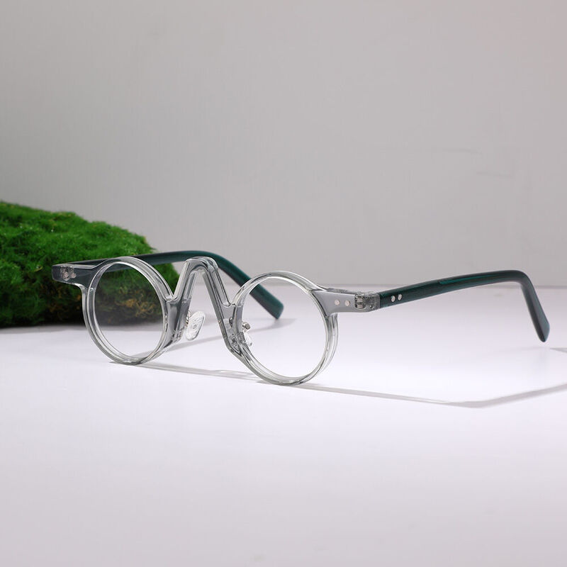 Spenser Round Gray Glasses