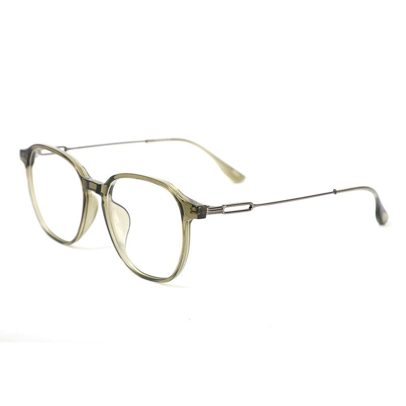 Darwin Square Green Glasses