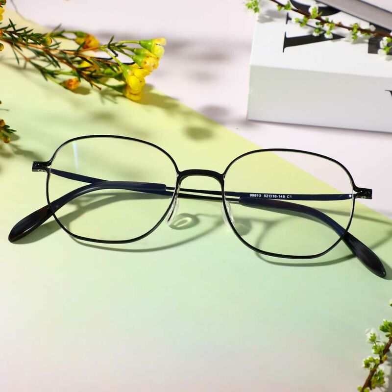 Anders Square Black Glasses
