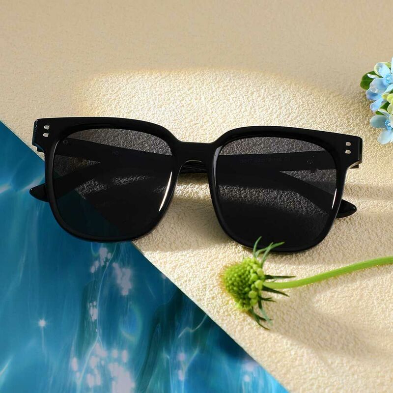 Rosalind Quadratische Graue Sonnenbrille