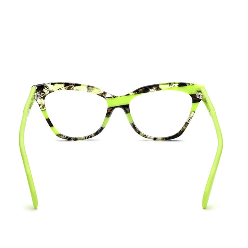 Lekka Cat Eye Green Glasses