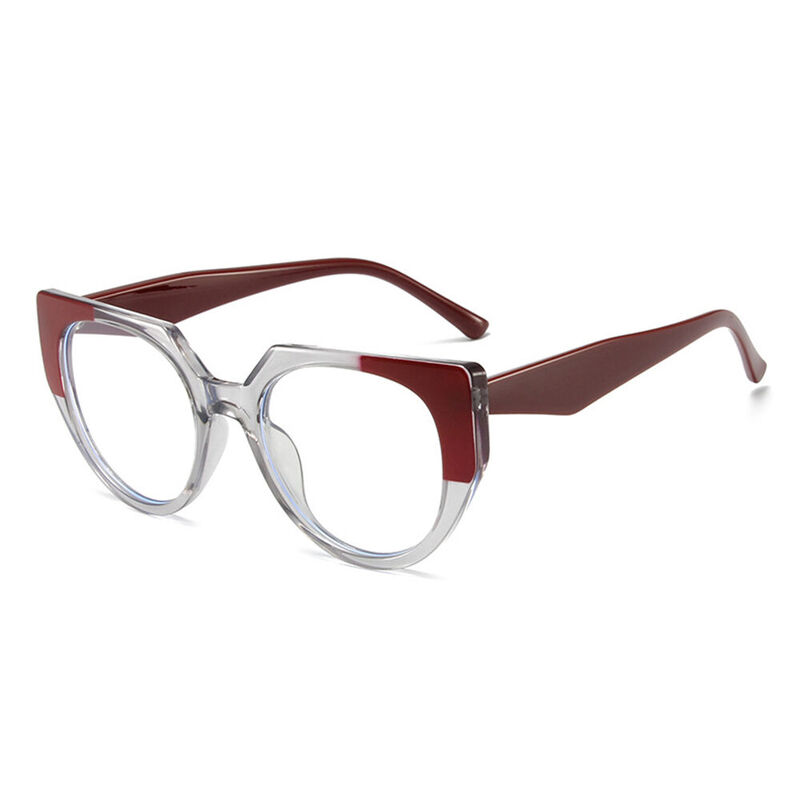 Isaac Cat Eye Gray Glasses