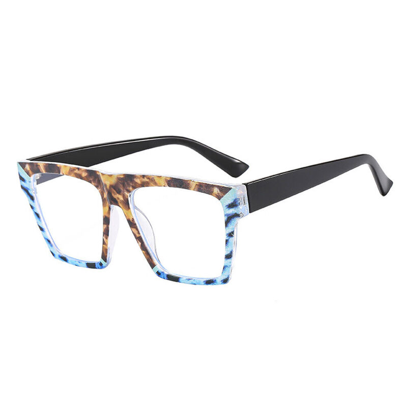Thera Square Blue Glasses