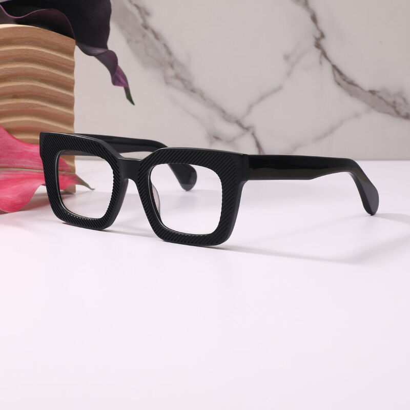 Oscai Square Black Glasses