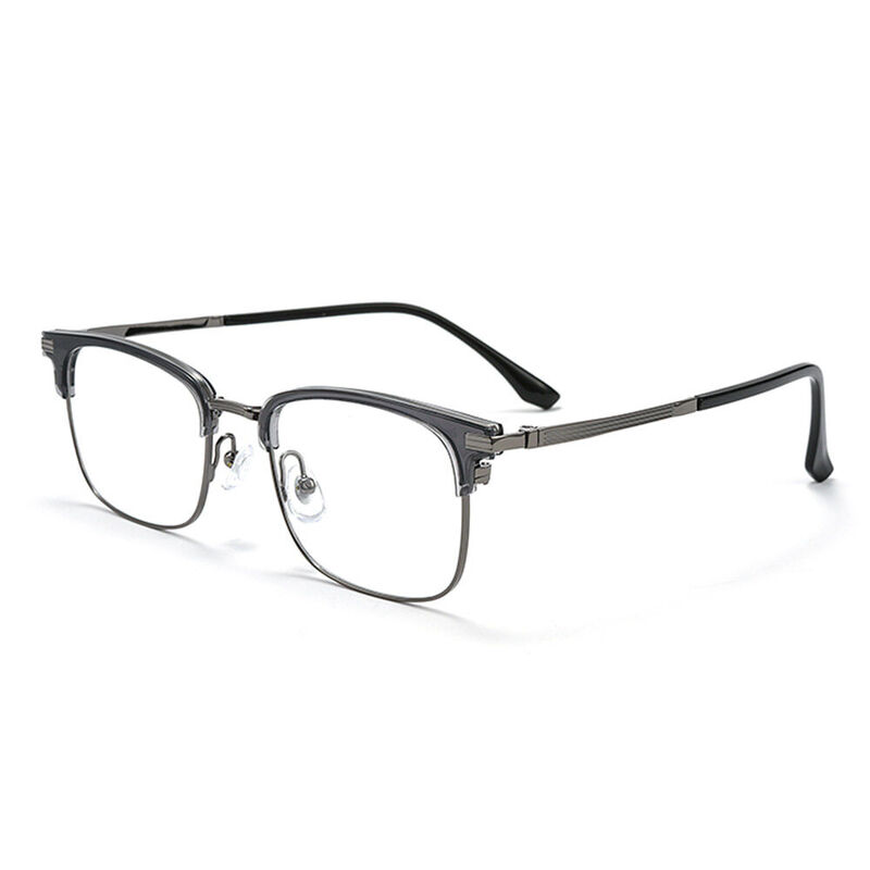 Nige Browline Grey Glasses