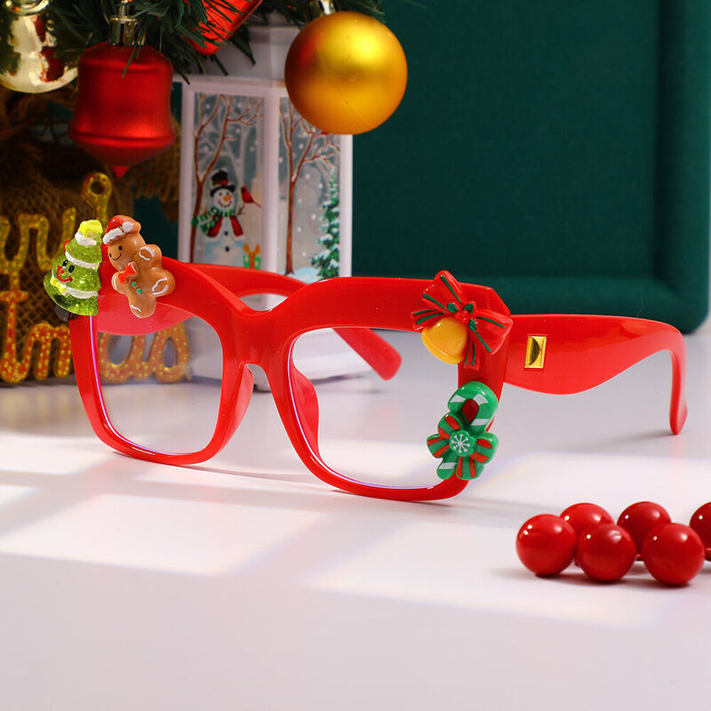 Terri Cat Eye  Christmas Tree Glasses