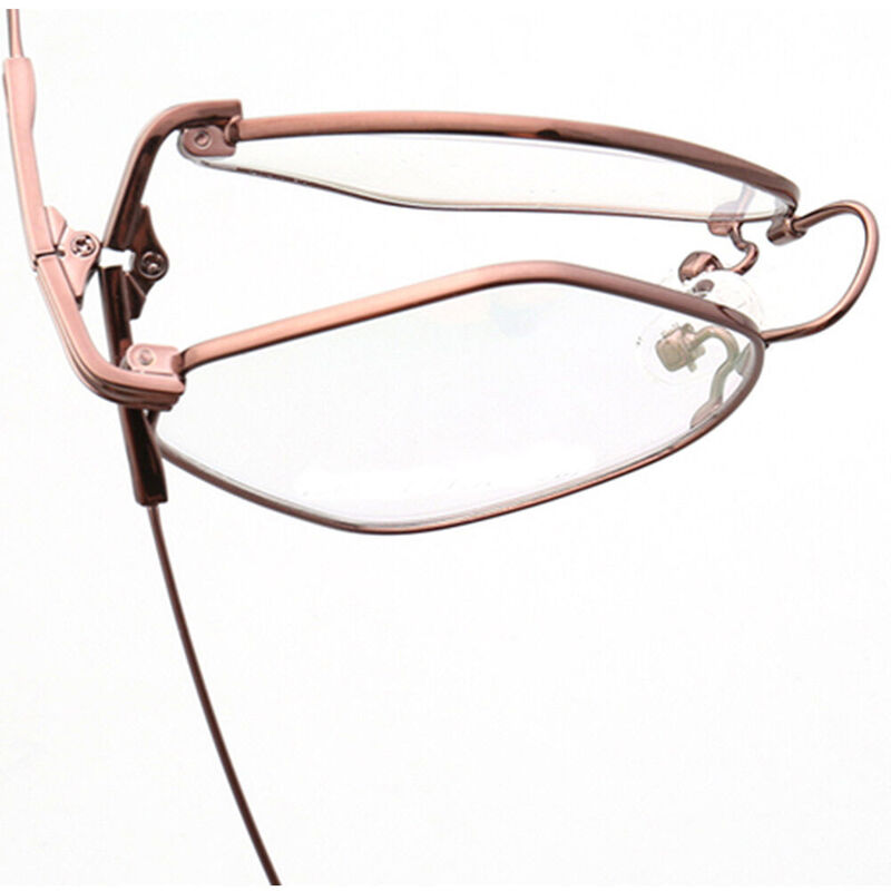Martha Square Brown Glasses