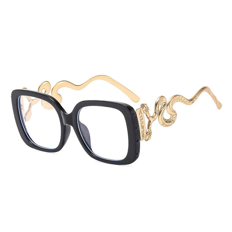 Duncan Square Black Glasses