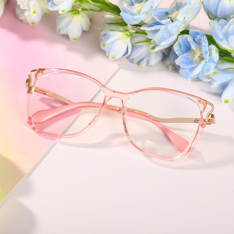 Henry Cat Eye Pink Glasses
