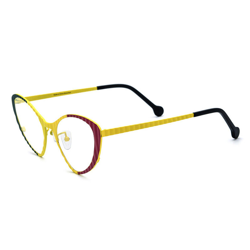 Washingto Cat Eye Yellow Glasses