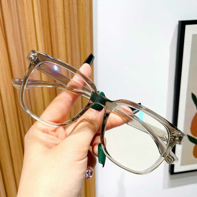Sebastia Square Brown Glasses