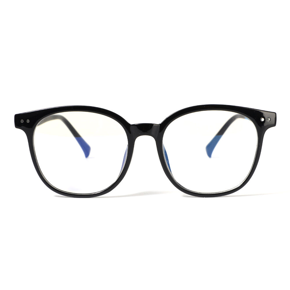 Conno Rund Schwarz Brille