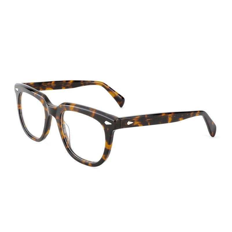 Dapper Square Tortoise Glasses