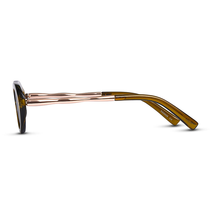 Starlet Oval Green/Grey Sunglasses