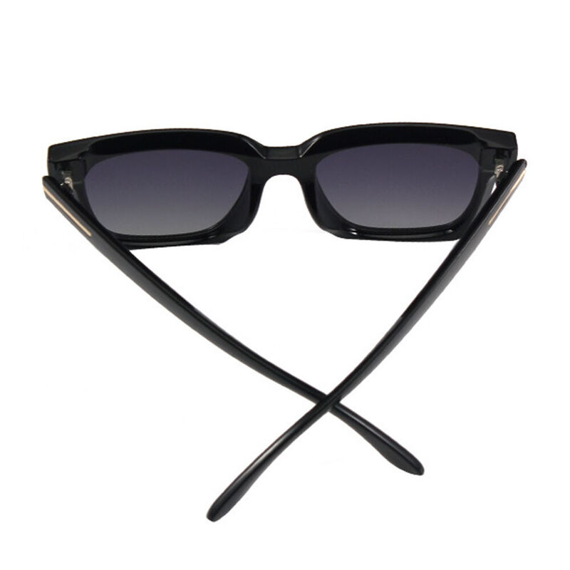 Abigail Square Black Sunglasses